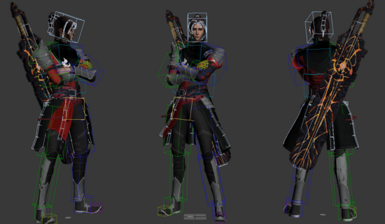 3Dmax高模绑定，Skin绑定，蒙皮，高模怎么绑定，高模怎么蒙皮，蒙皮思路，蒙皮教程。